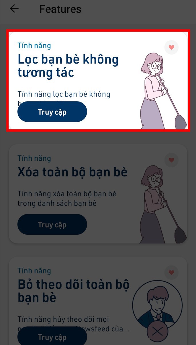 Cách lọc bạn bè không tương tác trên Facebook